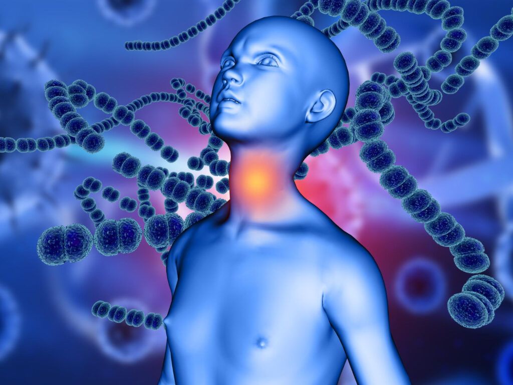 Reglare tiroidă natural explicată vizual printr-o ilustrație a glandei tiroide